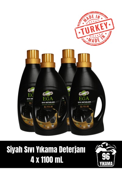 Siyah Sıvı Yıkama Deterjanı 4x 1100 Ml 4 L