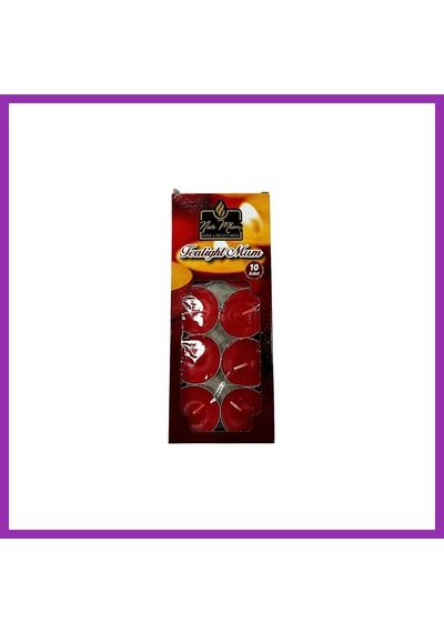Bezos 10'li Tea Light Mum 10 G Kokusuz Bty Çok Renkli