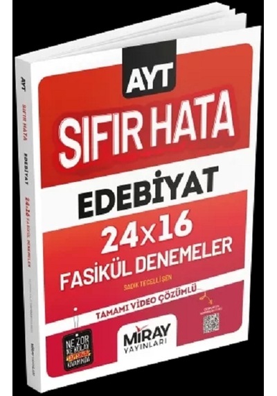 Miray Sıfır Hata Ayt Edebiyat 16 Deneme