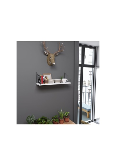 Duvar Rafı Kitaplık Mutfak Banyo Yaşam Alanı 20 X 70 Cm 1 Adet Beyaz