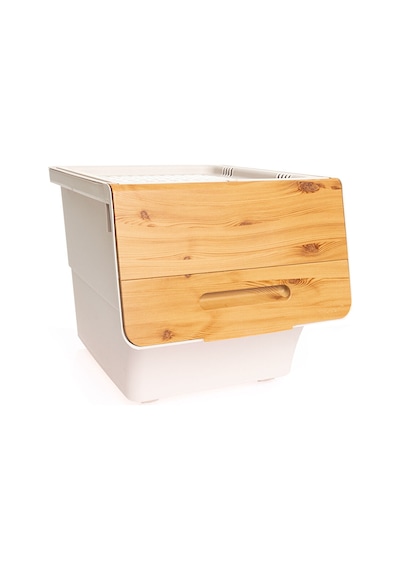 Bambu Çok Amaçlı Tekerlekli Organizer 33 Lt Tek Modül 4 Adet