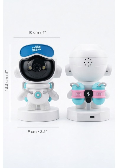 4k Akıllı Robot Kamera 360 Takip, Gece Görüşlü, Wifi Güvenlik