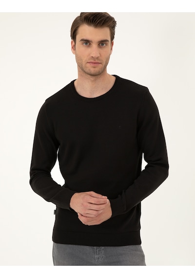 Pierre Cardin Erkek Siyah Kazak /triko 50296575-vr046 Siyah