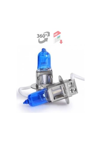 12v Ampül H3 Coolblue 100w 5000kw Tkm 0415305 Ys H3
