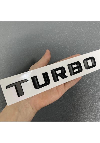 Turbo Krom Bagaj Yazısı Arması Logosu 3m 3d Abs Mercedes 508