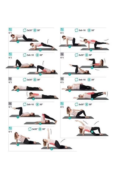 Gus Pro - 191 Cm Pembe Yoga Matı 1,5 Cm Ekstra Kalın Kaymaz Antrenman Minderi Pembe