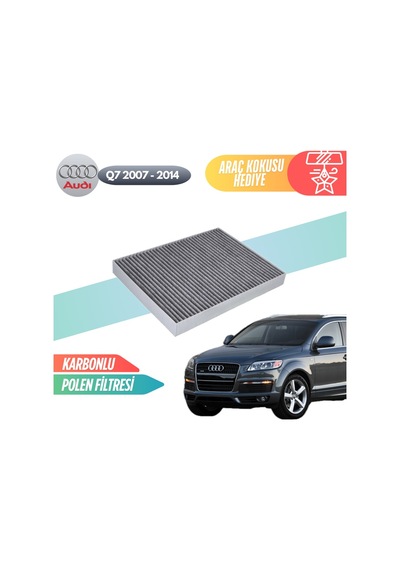 Audı Q7 2007-2014 Model Karbonlu Polen Klima Filtresi