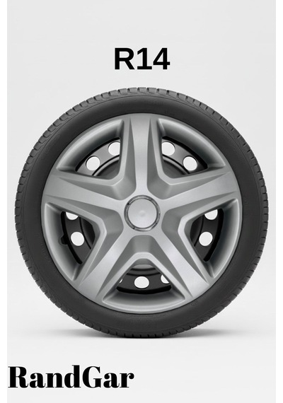 Renault Clio 14 İnç Jant Kapağı 4 Adet Gri G103 Rand