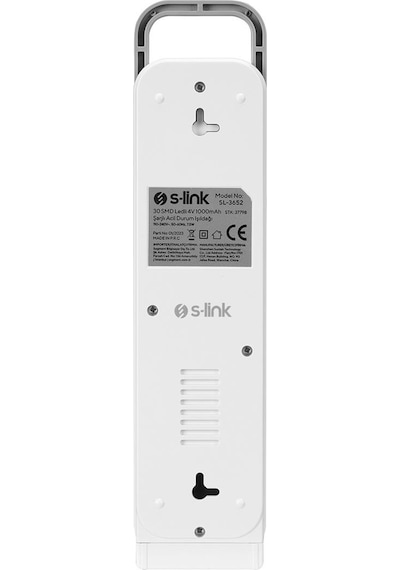 S-link Sl-3652 Beyaz 40 Smd Ledli 4v 1000mah Şarjlı Acil Durum Işıldağı - 37798