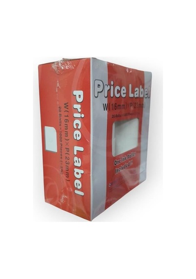 Motex Yazı Makinesi Etiketi Motex-6600 1000'li X 20 Paket 50