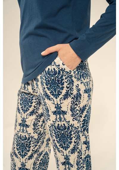 Pierre Cardin Kadın Lacivert Düğmeli Yaka Uzun Kol Pijama Takım Pc9285-s-v1 Pc9285-s-v1 Pierre Cardin Kadın Lacivert Düğmeli Yaka Uzun Kol Pijama Takım Pc9285-s-v1 Pc9285-s-v1