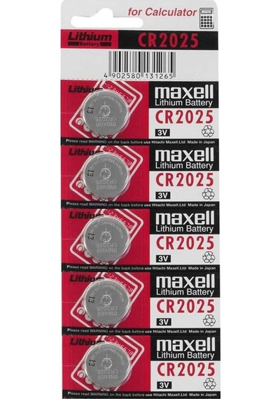 Maxell Cr2025 3v Lityum Pil 5'li Paket