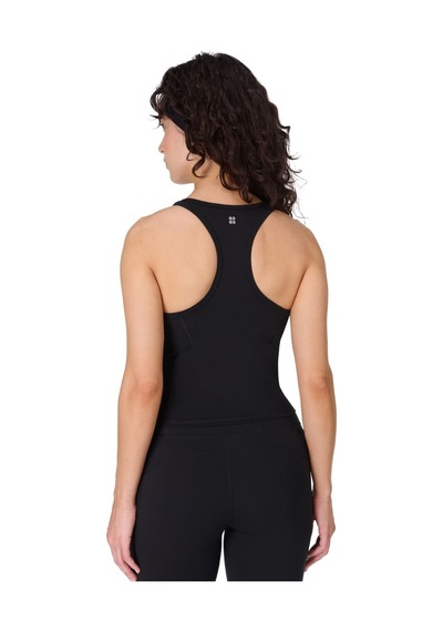 Sweaty Betty Sweaty Betty Power Medium Impact Crop Gym T Kadın Fitness Bra Blk Siyah