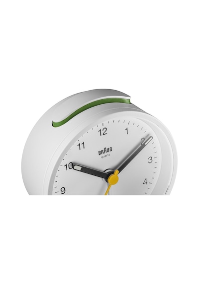 Braun Bc12w Beyaz Klasik Analog Alarmlı Masa Saati Brn.bc12w