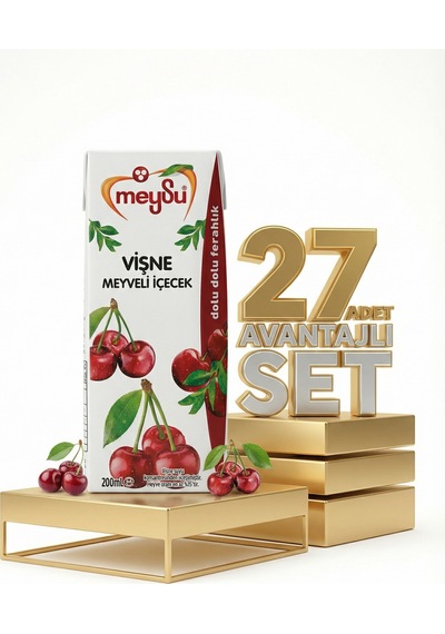 Meysu Nektar Vişne 27x200 Ml