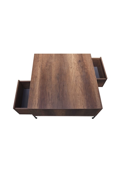 Kare Orta Sehpa - Koyu Ceviz Oslo Ceviz 90x42x90 Cm Gxyxd