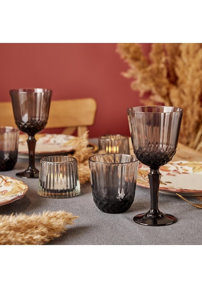 Bella Maison Colore Kesme Bardak-kadeh Seti 12'li Antrasit