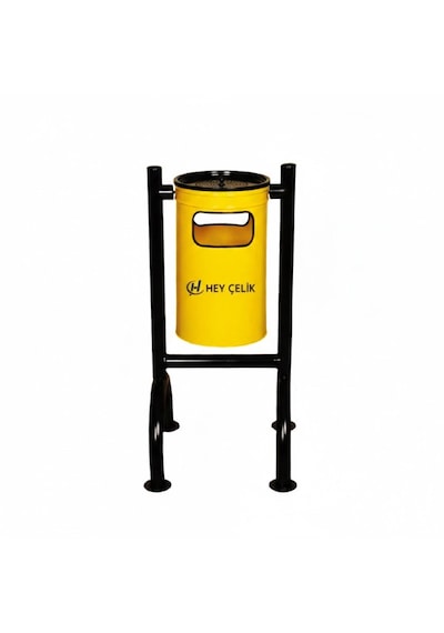 Park Ve Bahçe Çöp Kutusu P&b-613 Dış Mekan Metal Çöp Kutusu Hey Çelik