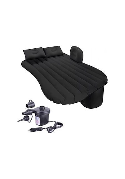 Carub Araç İçi Şişme Yatak 12v Pompa + Yastık Seti Br4620645