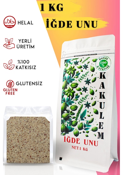 Kakulem Glutensiz Sertifikalı İğde Ve Çekirdeği Unu Tozu 1 Kg Kakulem Glutensiz Sertifikalı İğde Ve Çekirdeği Unu Tozu 1 Kg