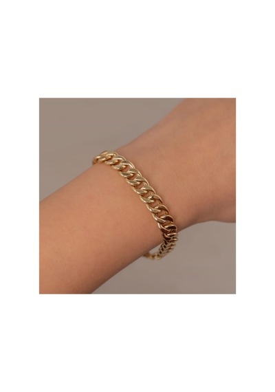 Lunarie Rose Gold Gurmet Zincir Bileklik Gurmet Zincir Gold Renk