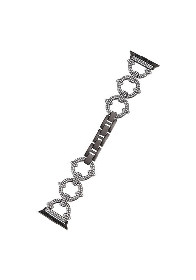 Watch Ultra 49mm Kordon Uyumlu Krd-57 Metal Strap Kayış Mkst- Siyah