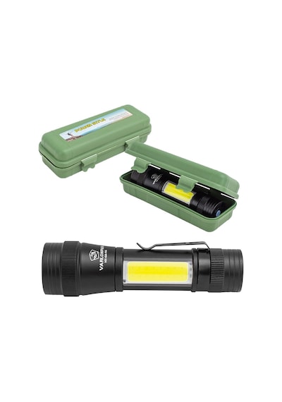 POWERMASTER PM-14622 METAL SU GEÇİRMEZ 3400 LÜMEN POWER LEDLİ ŞARJLI EL FENERİ Siyah