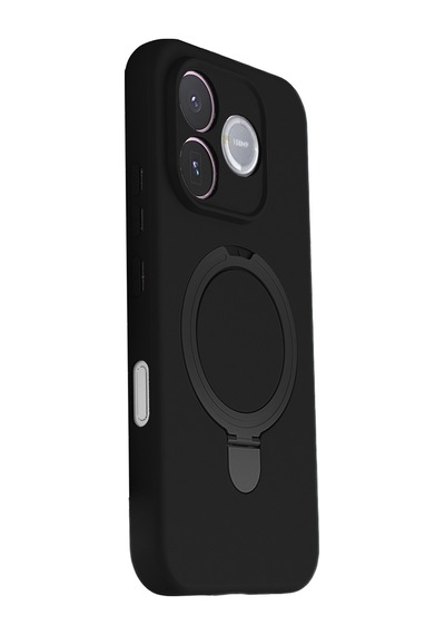 Newface - 197 - Huawei Honor 600 Lite Regal Magsafe Standlı Kapak - Spt-gld - - Siyah Sıyah