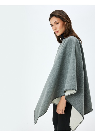 Koton Klasik Uzun Oversize Panço Gri 5wak20367ew Gri