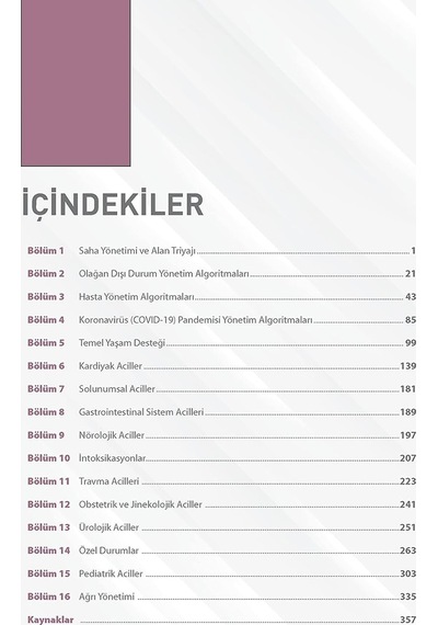 Acil Algoritmaları