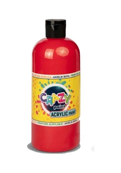 Crazy Akrilik Paint Kırmızı 550 Gr 2704 Çok Renkli
