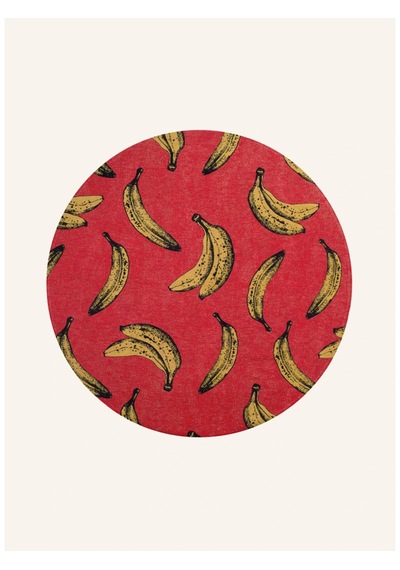 Pop Banana Kaymaz Tabanlı Modern Halı Pet Malzeme Zemin Isıtma Uyumlu