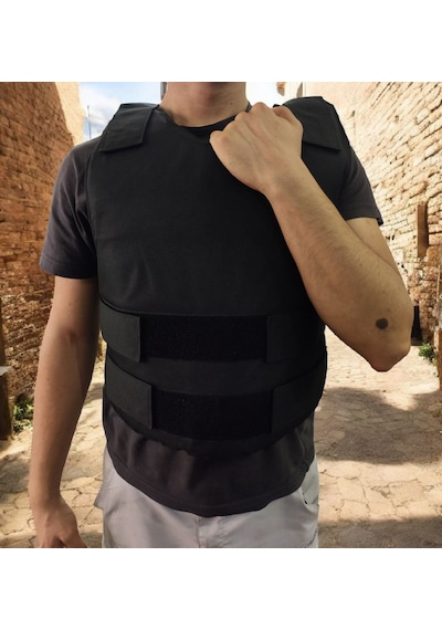 My Tactical Balistik Çelik Yelek Seviye 3a Kurşun Geçirmez Ürünün Yanında Te Siyah