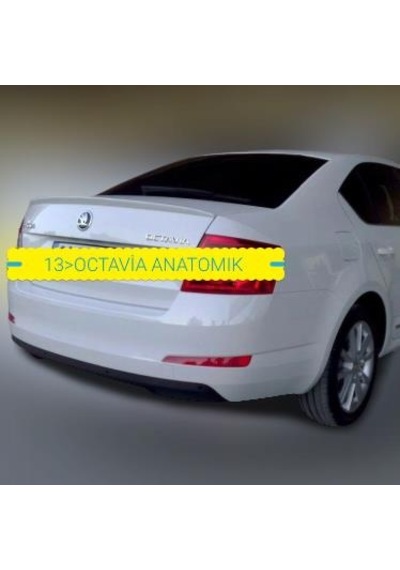 Skoda Octavia 2013- Boyalı Anatomik Spoiler