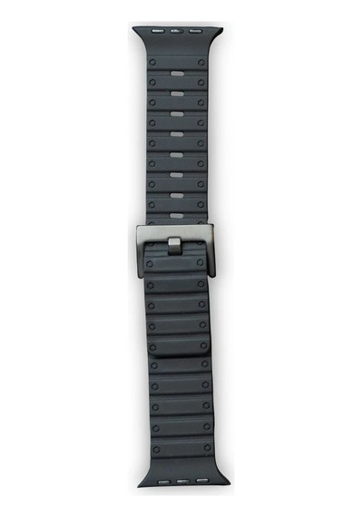 Apple Watch 42mm Uyumlu Magnus Mıknatıslı Silikon Kordon - Siyah