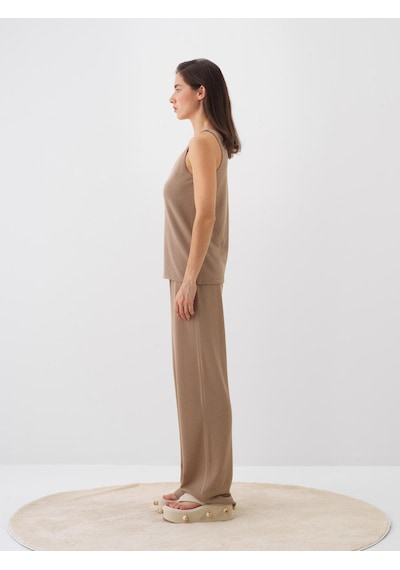 Xint Camel Pamuk Dokulu Regular Fit Atlet 602452