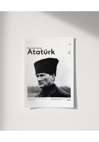 Çerçevesiz Poster Muasır Medeniyet Seviyesi