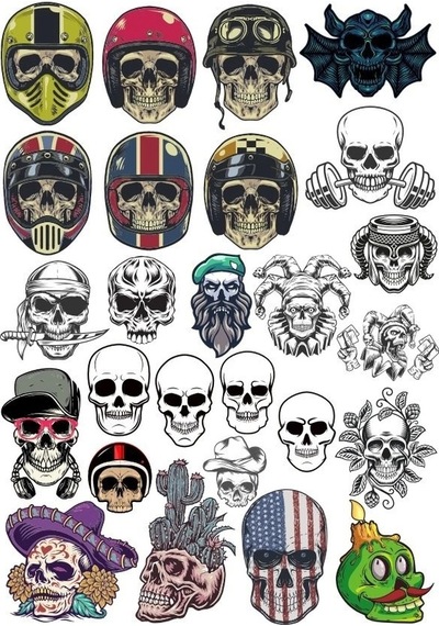 Kurukafa Sticker Set 14 20 Parça Telefon, Tablet, Defter, Laptop Sticker