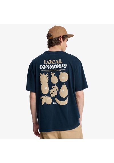 Quiksilver Fruits Tide Erkek Lacivert T-shirt Eqyzt08296