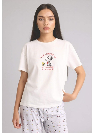 Defacto Snoopy Regular Fıt Kısa Kollu 2li Takım G8320ax26spgr93 Gri-gr93 Defacto Snoopy Regular Fıt Kısa Kollu 2li Takım G8320ax26spgr93 Gri-gr93