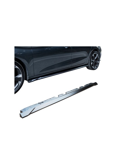 Cupra Leon Seat Leon Mk4 2020-2026 Marşpiyel Ek Seti 2 Parça Piano Black