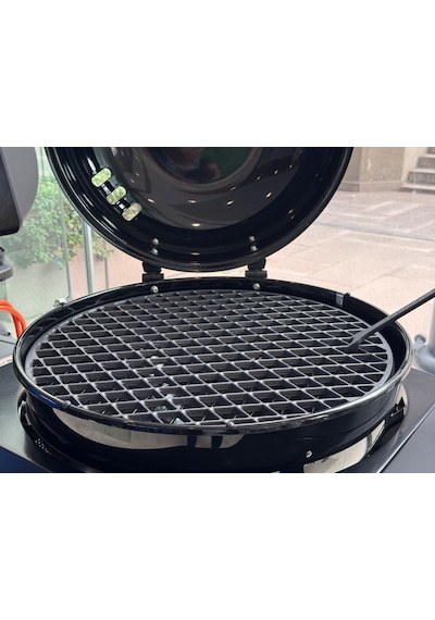 Davos 570g Pro Yeni Nesil Siyah Barbekü - Döküm Izgara Dahil