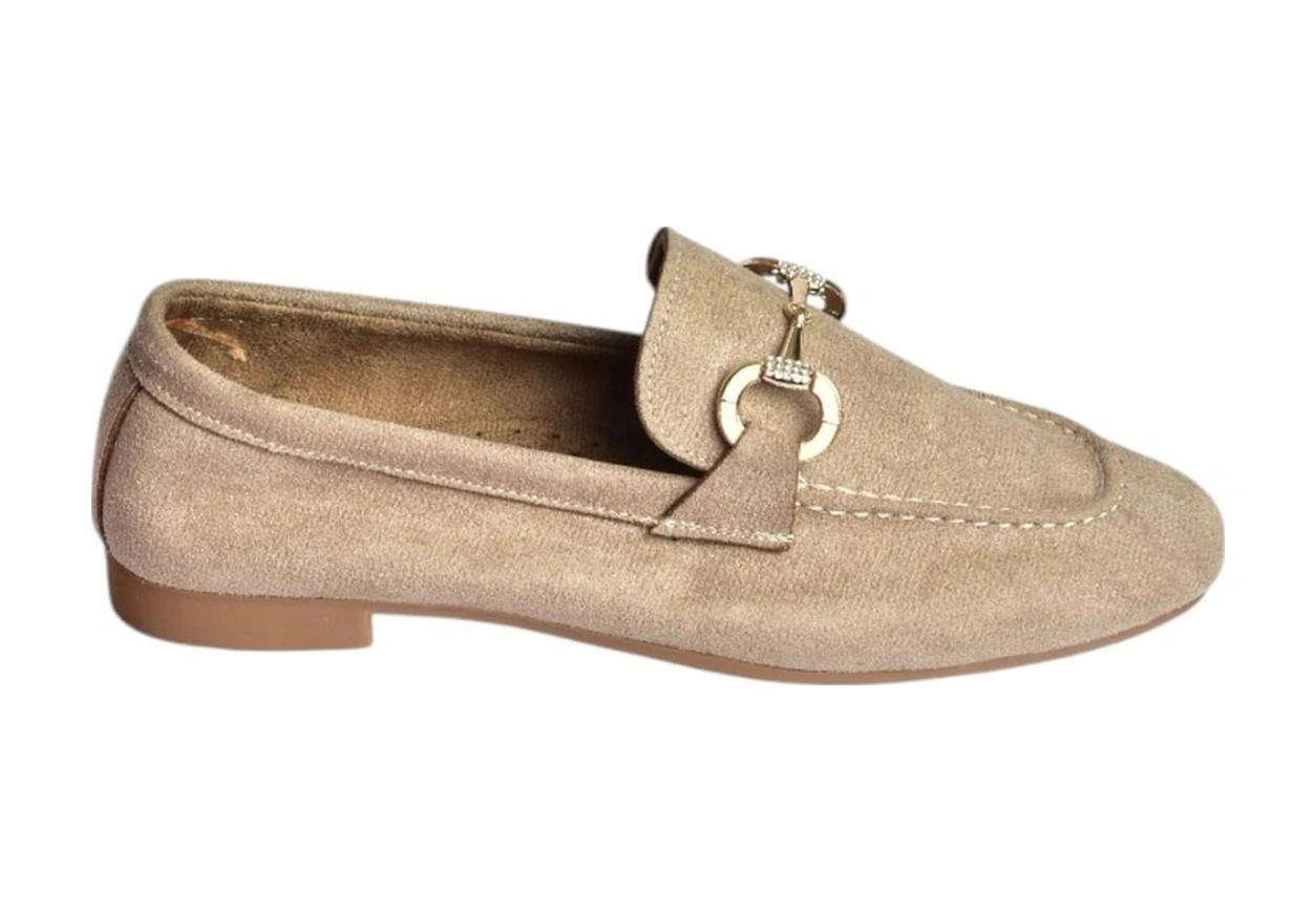 Fox Shoes V250017002 Vizon Süet Günlük Kadın Ayakkabı Vizon-süet