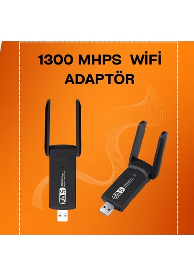 Tak-çalıştır Çift Bant Wifi Adaptör 1200 Mbps Usb 3.0 Realtek Çip Setli