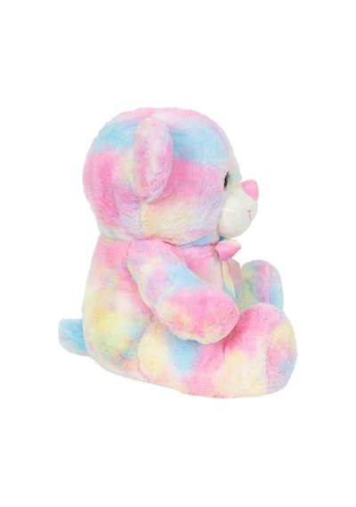 Peluş Ayı Raınbow 45cm Pembe Çok Renkli