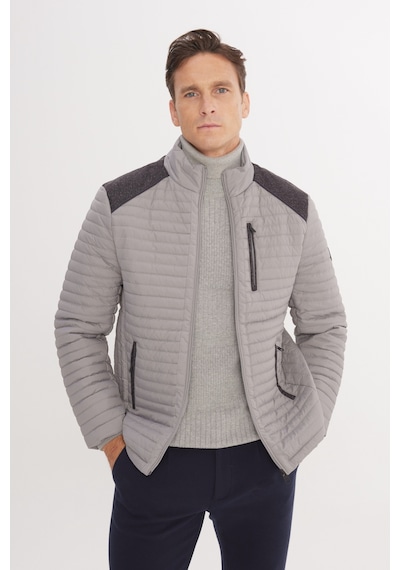 Ac&co Erkek Grı Standart Fit Normal Kesim Kapitone Desenli Dik Yaka Fermuarlı Yan Cep Şişme Mont Gri Ac&co Erkek Grı Standart Fit Normal Kesim Kapitone Desenli Dik Yaka Fermuarlı Yan Cep Şişme Mont Gri