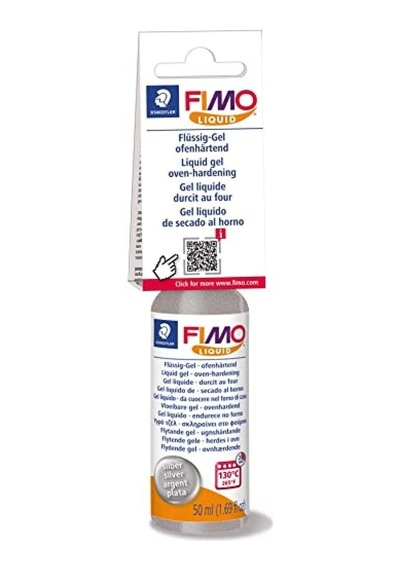 Fimo Liquid Gel Sıvı Jel 50ml N:8050-81 Silver Sku: Zeus8690010363206