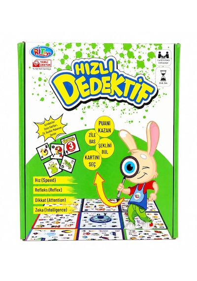Hızlı Dedektif Eğlenceli Ve Gizem Dolu Zenginleştirilmiş Dedektiflik Oyunu