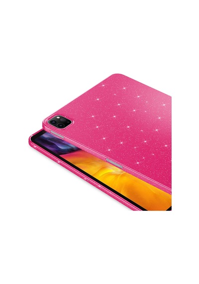 Apple Uyumlu iPad Pro 11 1/2/3/4. Nesil Tablet Kılıfı Işıltılı Parlak Görünüm Koton Case 2018-2022 Kılıf