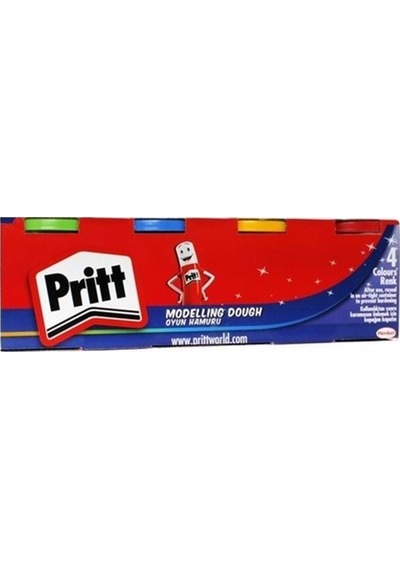 Pritt Oyun Hamuru 100 Gr 4 Renk 1831458 Çok Renkli